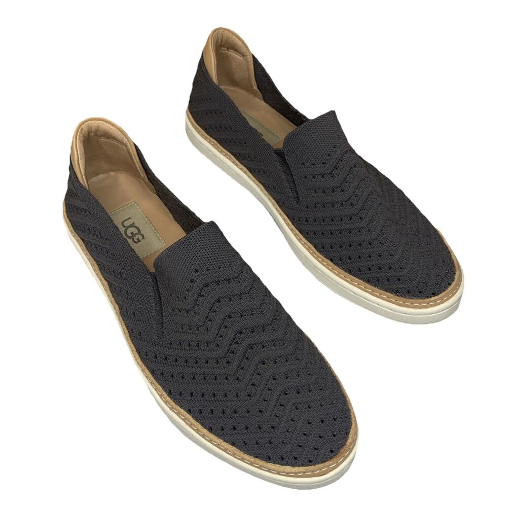 Ugg Sammy Slip On Sneakers Gray Charcoal Casual Shoe - Women's 7